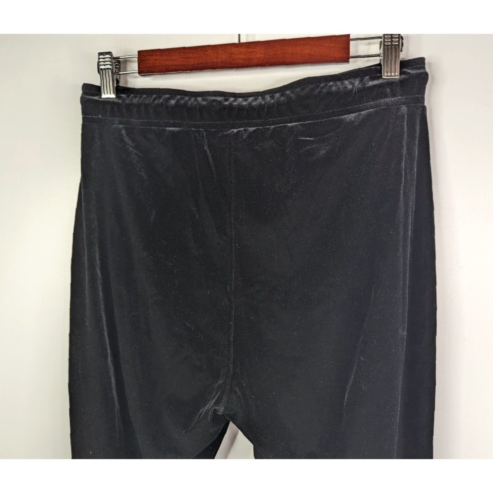 Rag & Bone rag & bone Women’s Black Velour Zip Pockets Drawstring Track Pants S Small Size 28" / US 6 / IT 42 - 5 Thumbnail