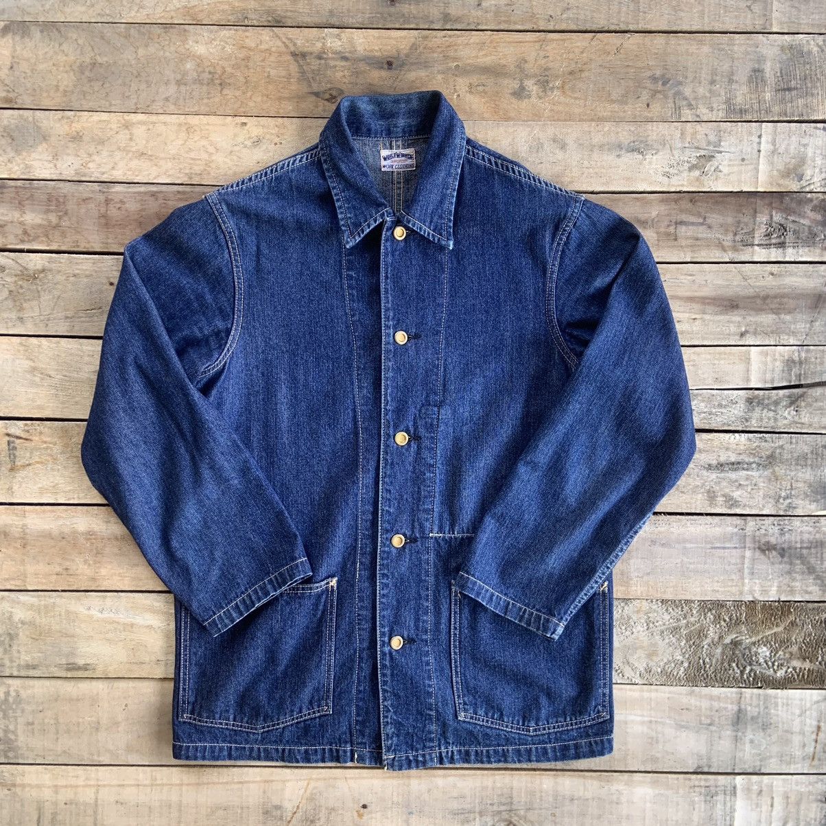 Big John BIG JOHN Work Wear Denim Jacket Size US S / EU 44-46 / 1 - 1 Thumbnail