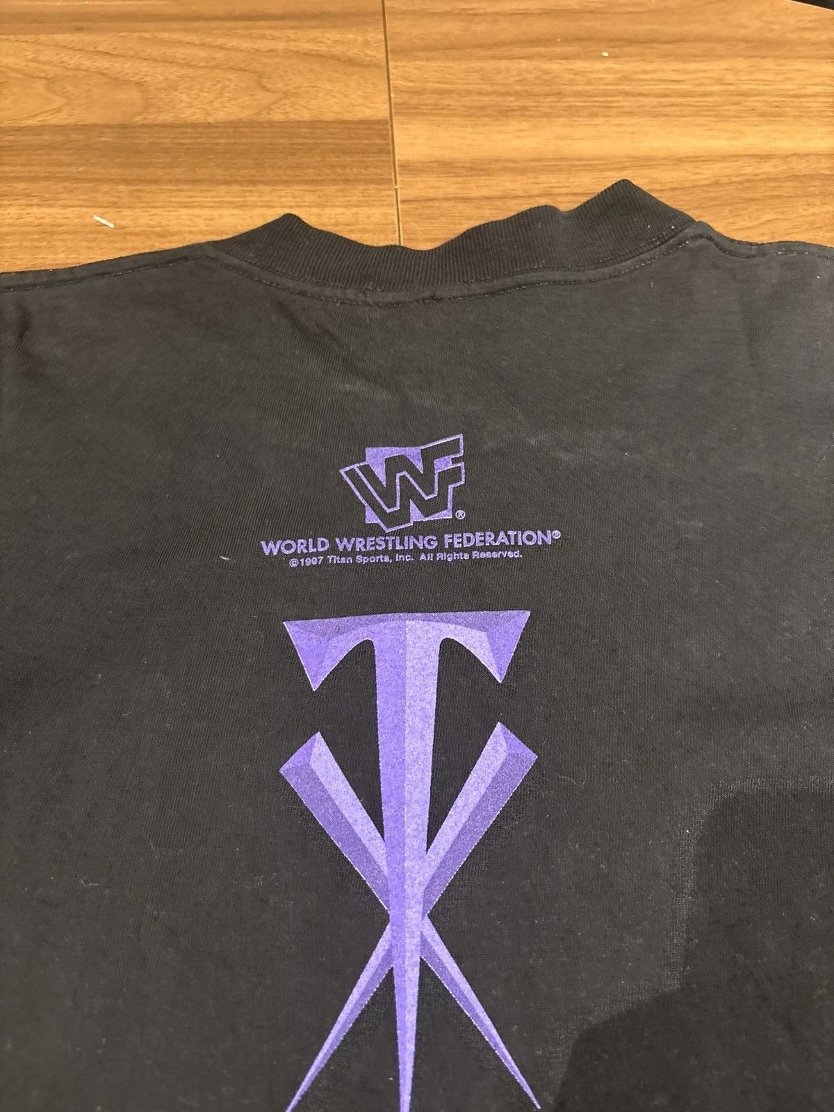 WWF Undertaker big face 1997 T-shirt Size US XL / EU 56 / 4 - 6 Thumbnail