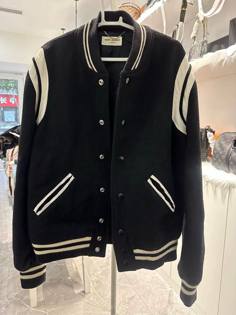 Saint Laurent Paris Saint Laurent Paris Classic baseball jacket-2506 Size US M / EU 48-50 / 2 - 1 Thumbnail
