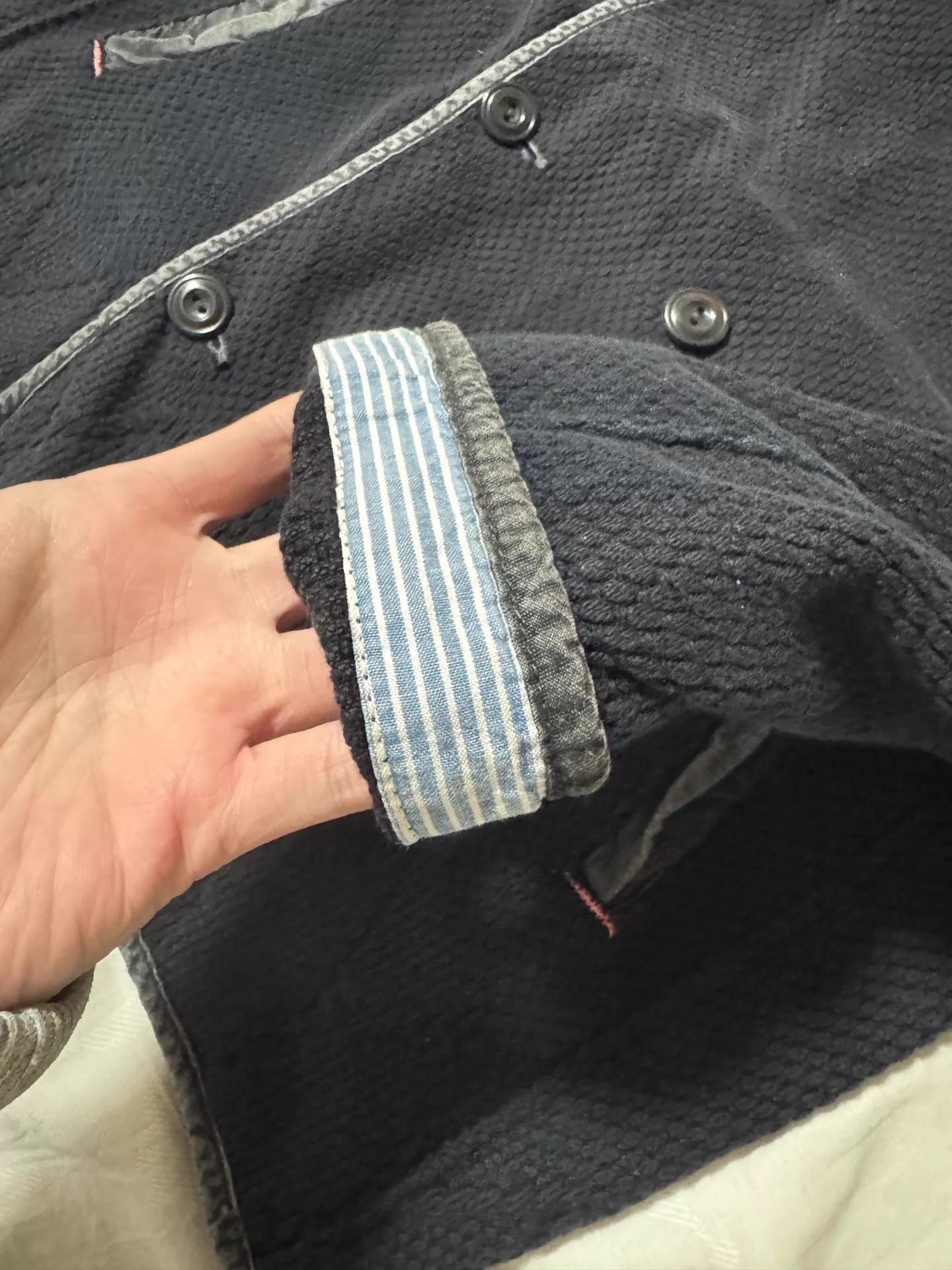 Porter Porter Classic Indigo Sashiko Kendo Jacket M Black Size US L / EU 52-54 / 3 - 8 Thumbnail