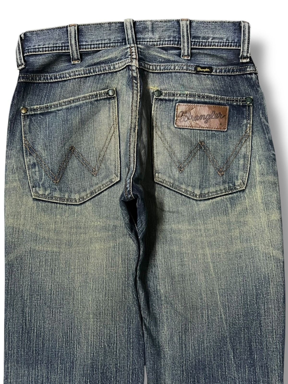 Wrangler Vintage Y2K Wrangler - Faded Mud Wash, Distressed Denim Size US 29 - 5 Thumbnail