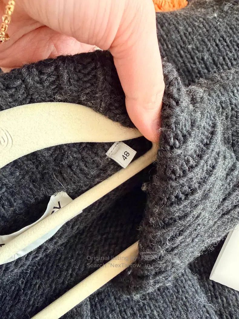 Our Legacy Our Legacy Fleece Texture Solid Raglan Collar Knit Cardiga Size US M / EU 48-50 / 2 - 5 Thumbnail