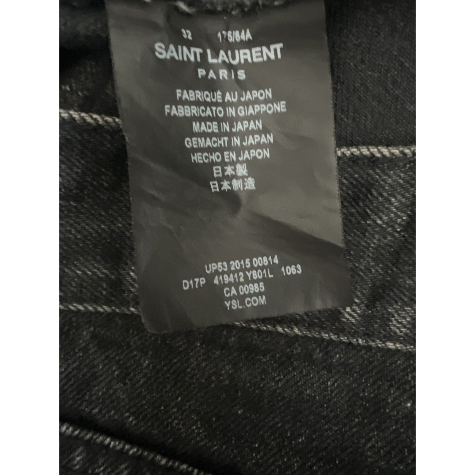Saint Laurent Paris Saint Laurent Tie Dye Jeans Size US 32 / EU 48 - 8 Thumbnail