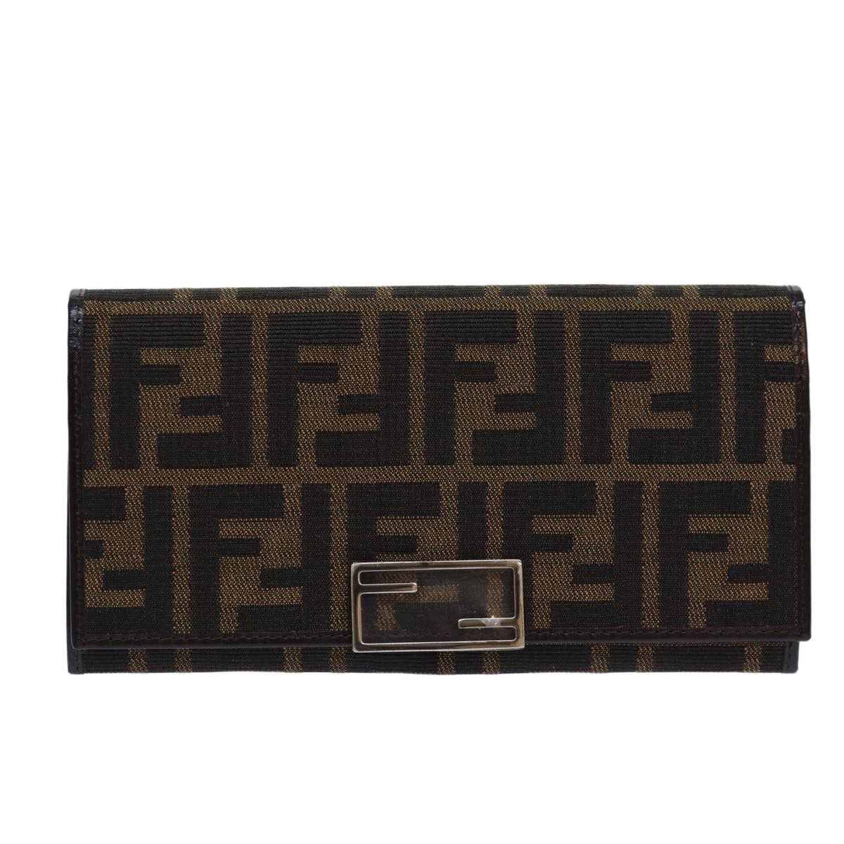 Fendi Zucca Brown Canvas Wallet (Pre-Owned) Size ONE SIZE - 1 Thumbnail