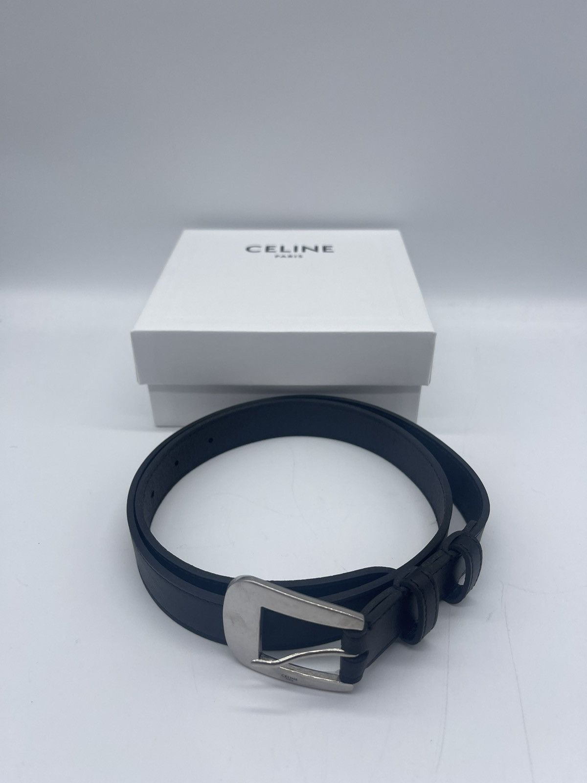 Celine Celine Black Medium Belt Size 80cm Size ONE SIZE - 4 Thumbnail