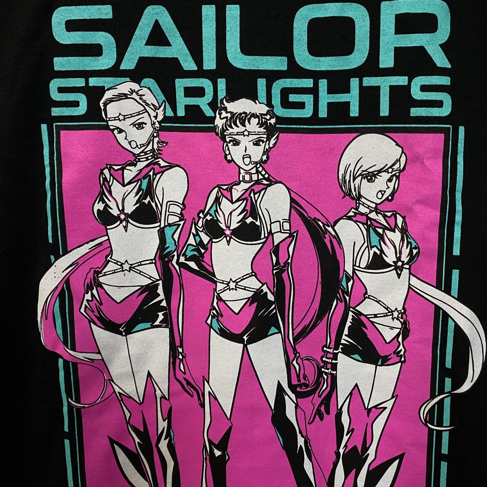 Anime Sailor Moon Sailor Starlight Group Portrait Anime T-Shirt XL Size US XL / EU 56 / 4 - 4 Thumbnail