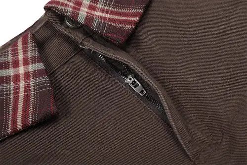 Handmade × Japanese Brand × Jean Pants Loose wide-leg patchwork waist plaid casual jeans Size US 32 / EU 48 - 3 Thumbnail