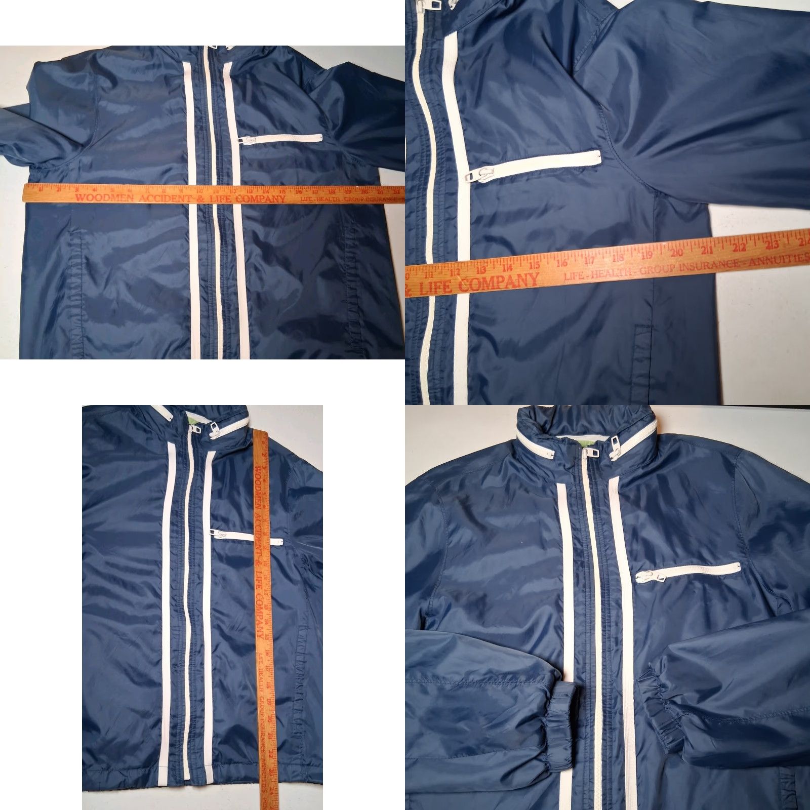 Gap VINTAGE Gap Windbreaker Jacket Men S Blue Short Full Zip Roll Away Hood Windbreaker Classic 90s Outdoor Pockets Casual Travel Size US S / EU 44-46 / 1 - 8 Thumbnail
