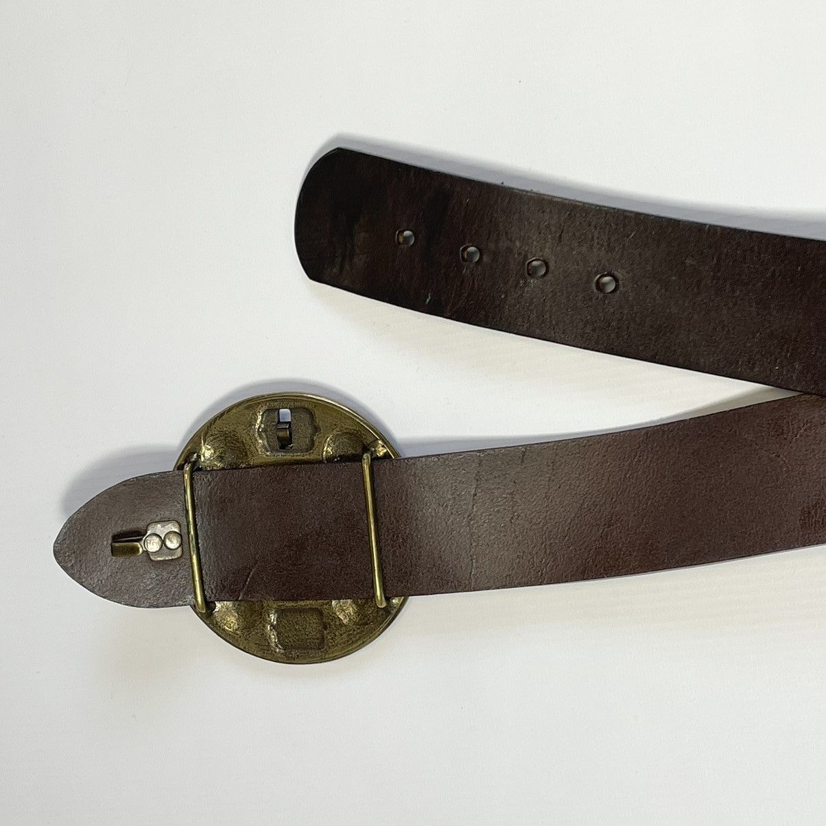 Dries Van Noten Early 2000s ‘Dagger Western’ Buckle Belt Size 32 - 13 Thumbnail