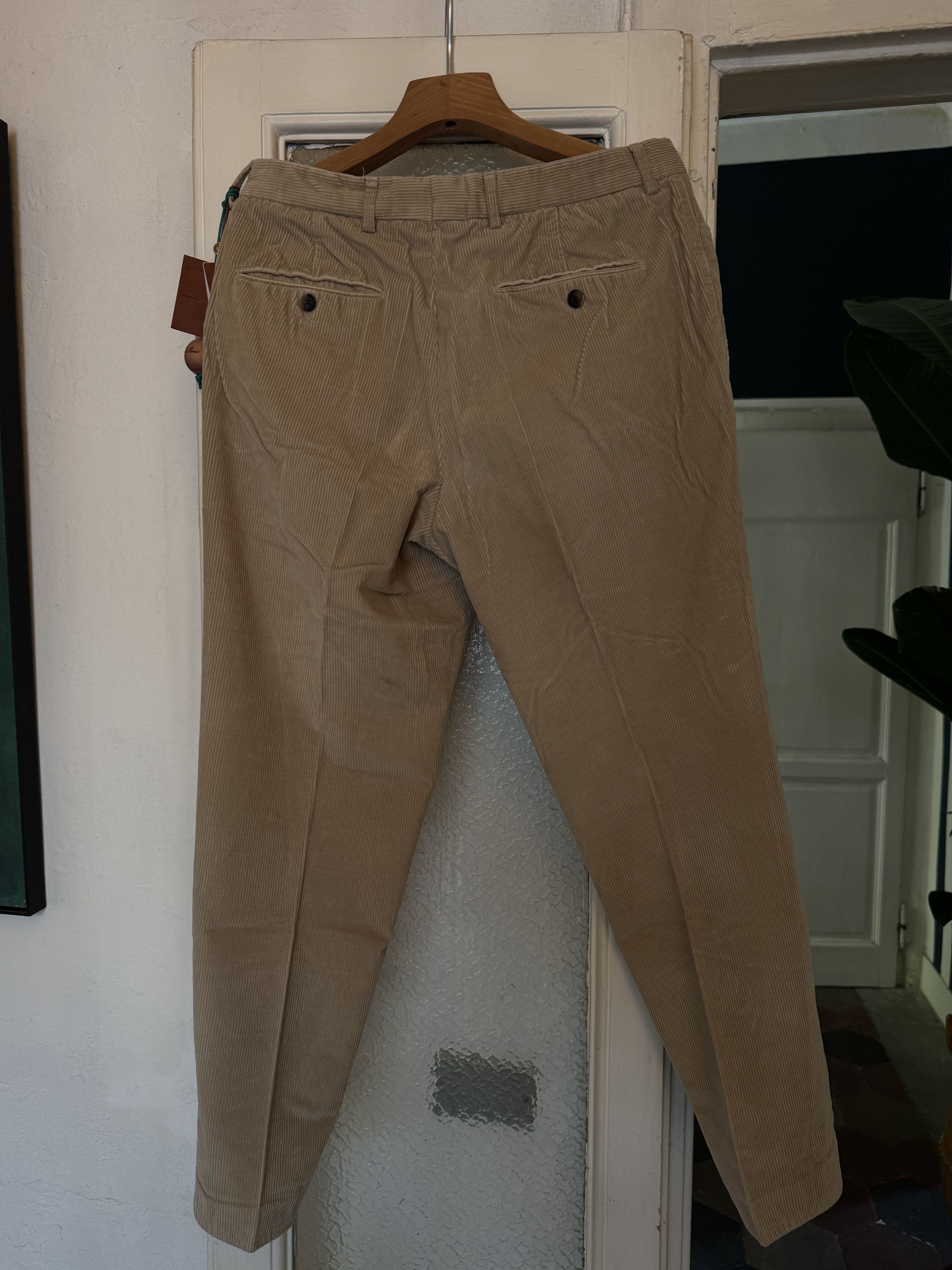 Loro Piana Jarno Hamptons Straight-Leg Cotton-Corduroy Trousers Size US 32 / EU 48 - 4 Thumbnail