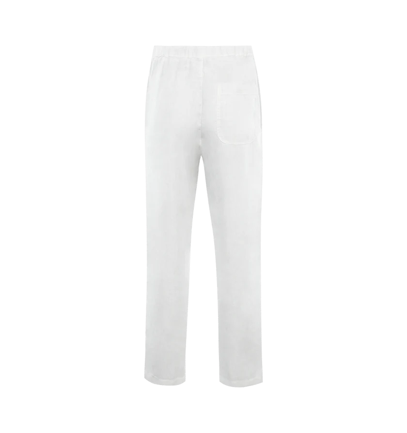 120% Lino o1h1sh11224 Drawstring Pants in Silver Size US 38 / EU 54 - 2 Thumbnail