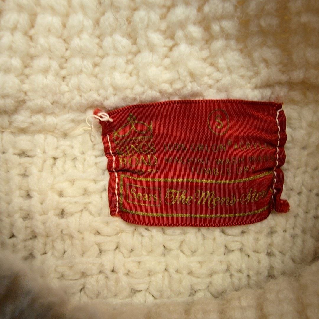 Sears Vintage Sears Sweater Cable Knit Wool 70s Mock Neck Small Size US S / EU 44-46 / 1 - 7 Thumbnail