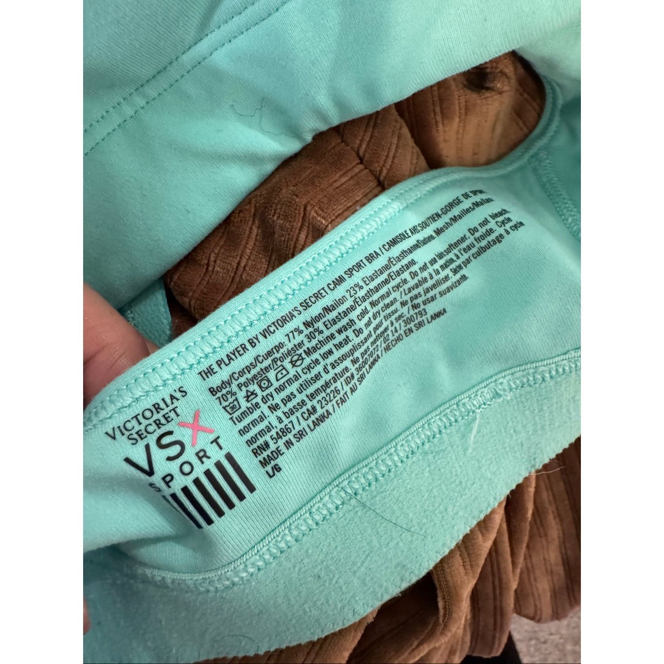 Victoria's Secret Victoria’s Secret VSX Sport Bra Mint Green Medium Support Ra Size ONE SIZE - 5 Thumbnail