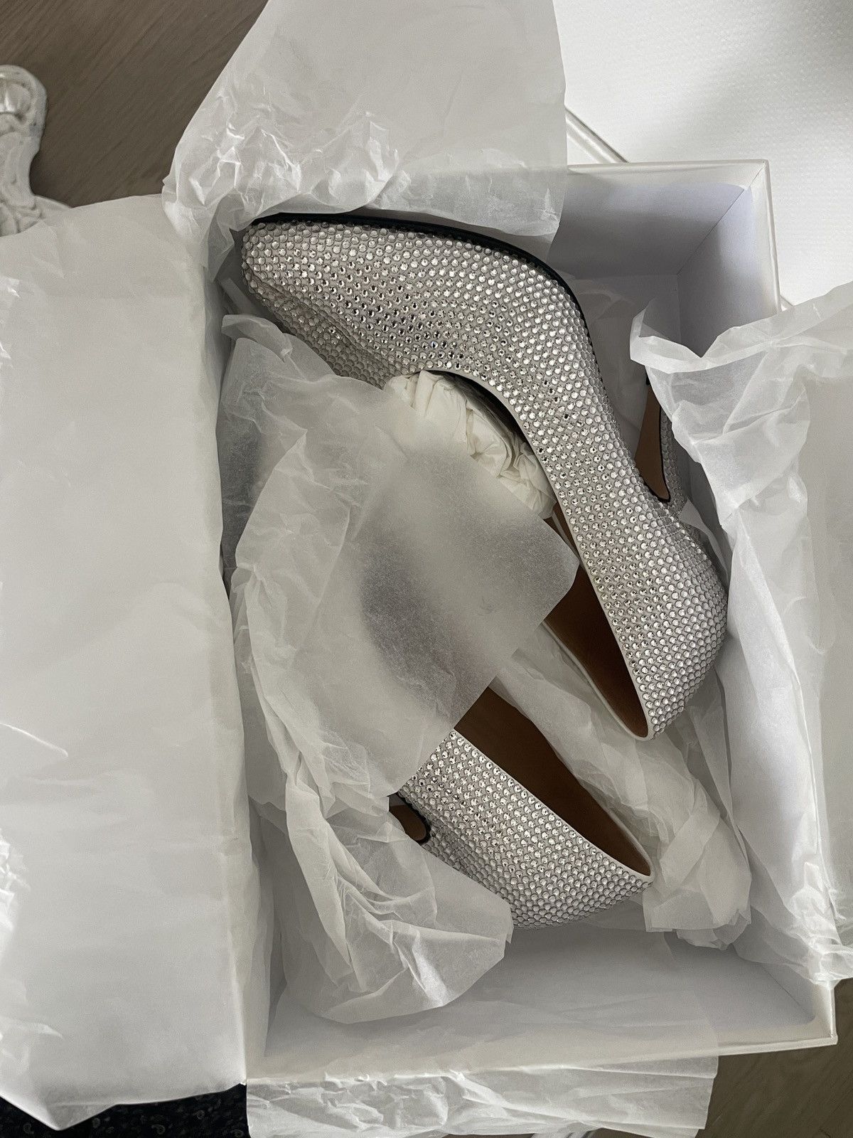 Maison Margiela Tabi silver heels Size US 9 / IT 39 - 8 Thumbnail