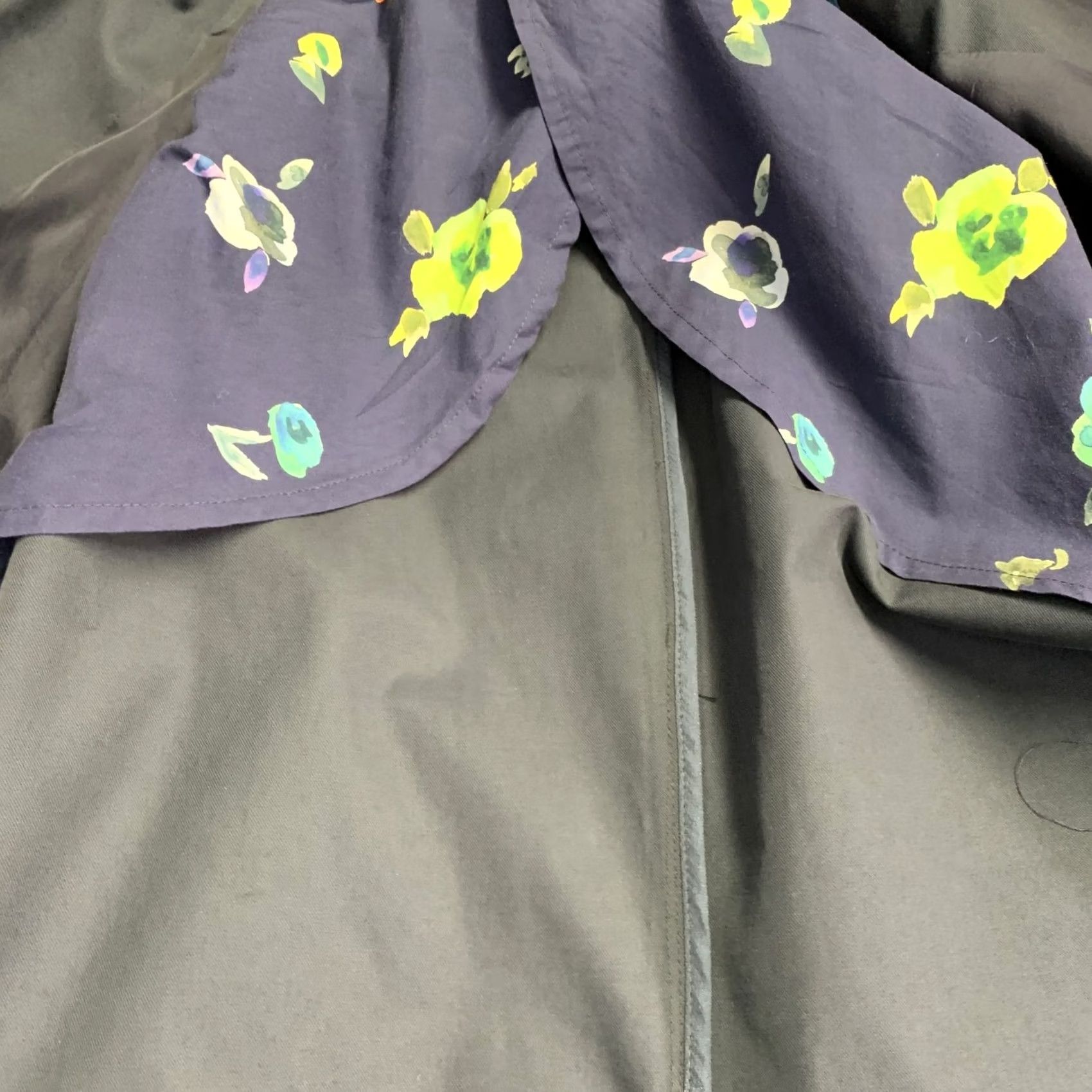 Raf Simons RAF SIMONS Size 42 Regular Navy Cotton Notch Lapel Sport Coat Size US XS / EU 42 / 0 - 6 Thumbnail