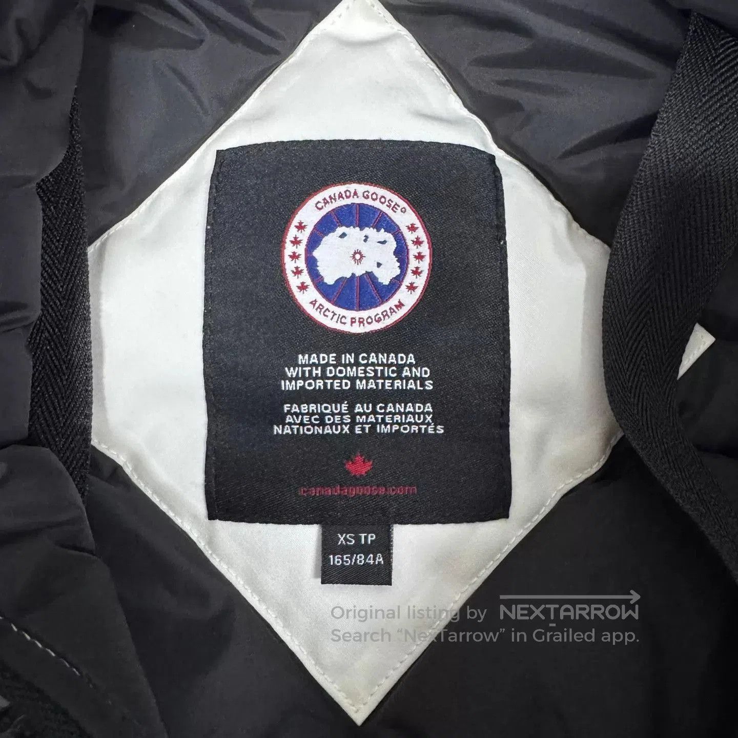 Canada Goose White Heavy Winter Jacket with Fur Hood . Size US XS / EU 42 / 0 - 6 Thumbnail