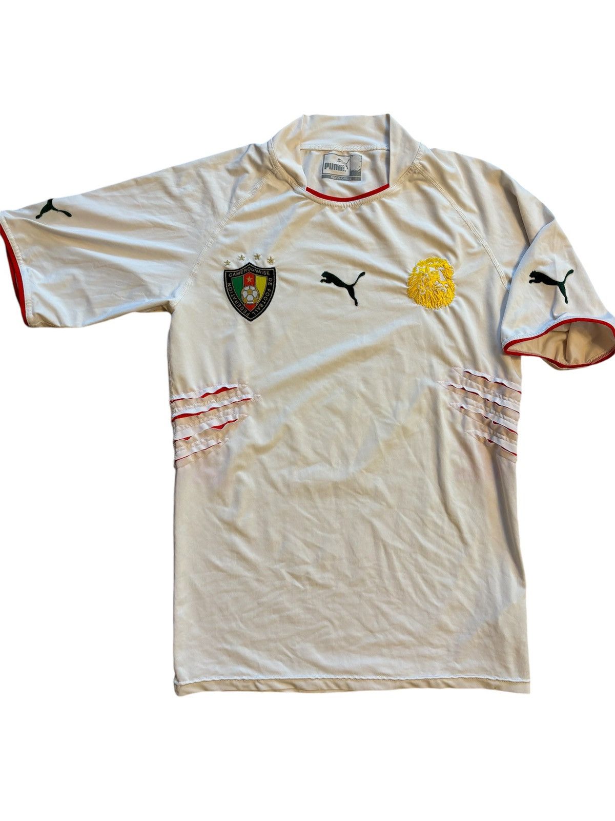 Puma × Vintage Puma Cameroon ‘Lions’ 2004-2005 Third Kit Football Shirt Size US M / EU 48-50 / 2 - 1 Thumbnail