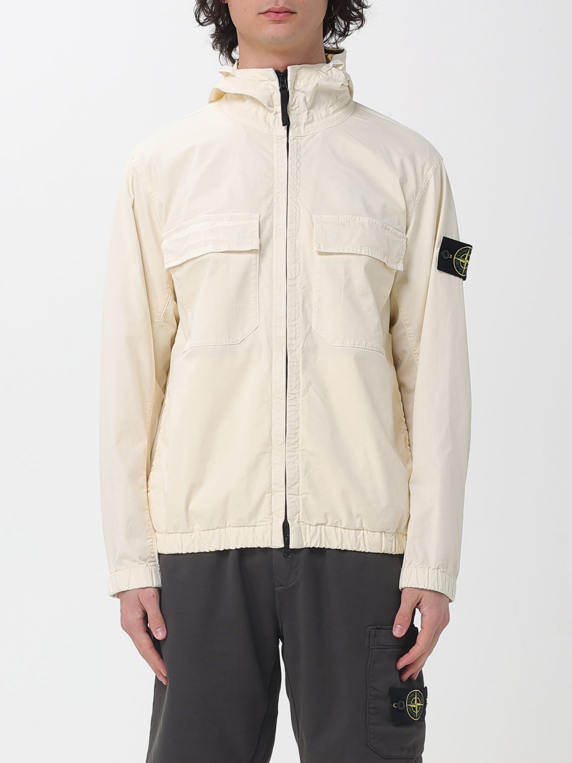 Stone Island Stone Island Jacket Men Ivory Size US S / EU 44-46 / 1 - 1 Thumbnail