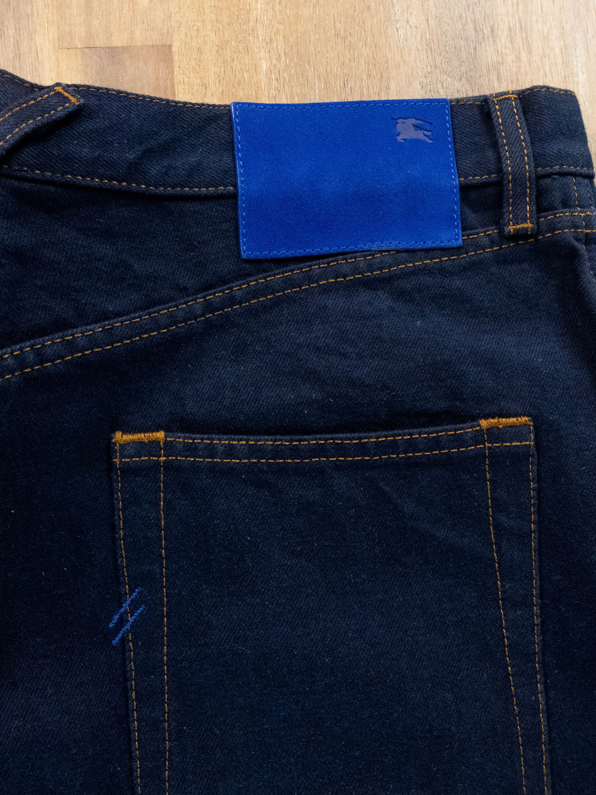 Burberry BURBERRY indigo blue rose print cuffs straight leg jeans 32 Size US 32 / EU 48 - 15 Thumbnail