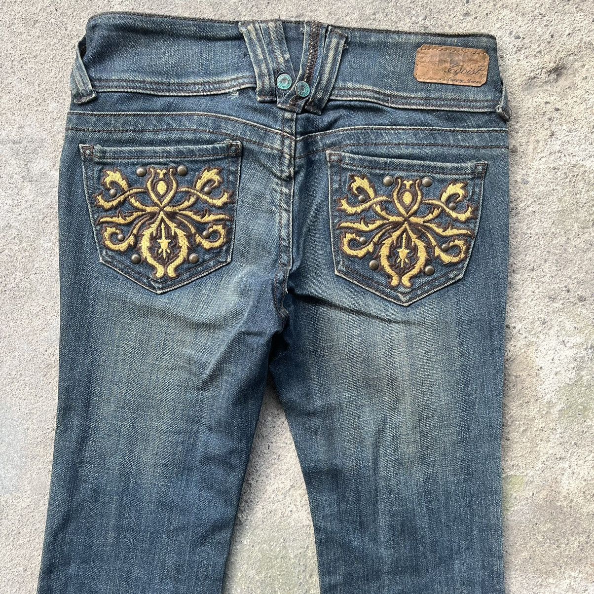 Luxury Jeans Egoist Denim Pants Super Wide Leg Opening