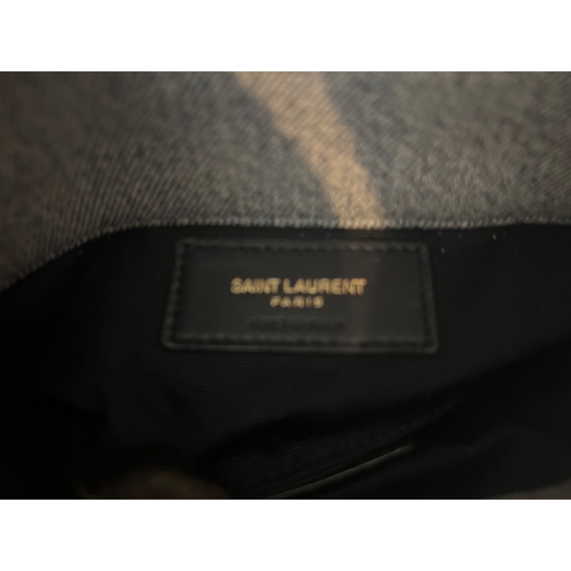 Saint Laurent Paris Saint Laurent Loulou Small Puffer Denim Pouch Clutch Size ONE SIZE - 8 Thumbnail