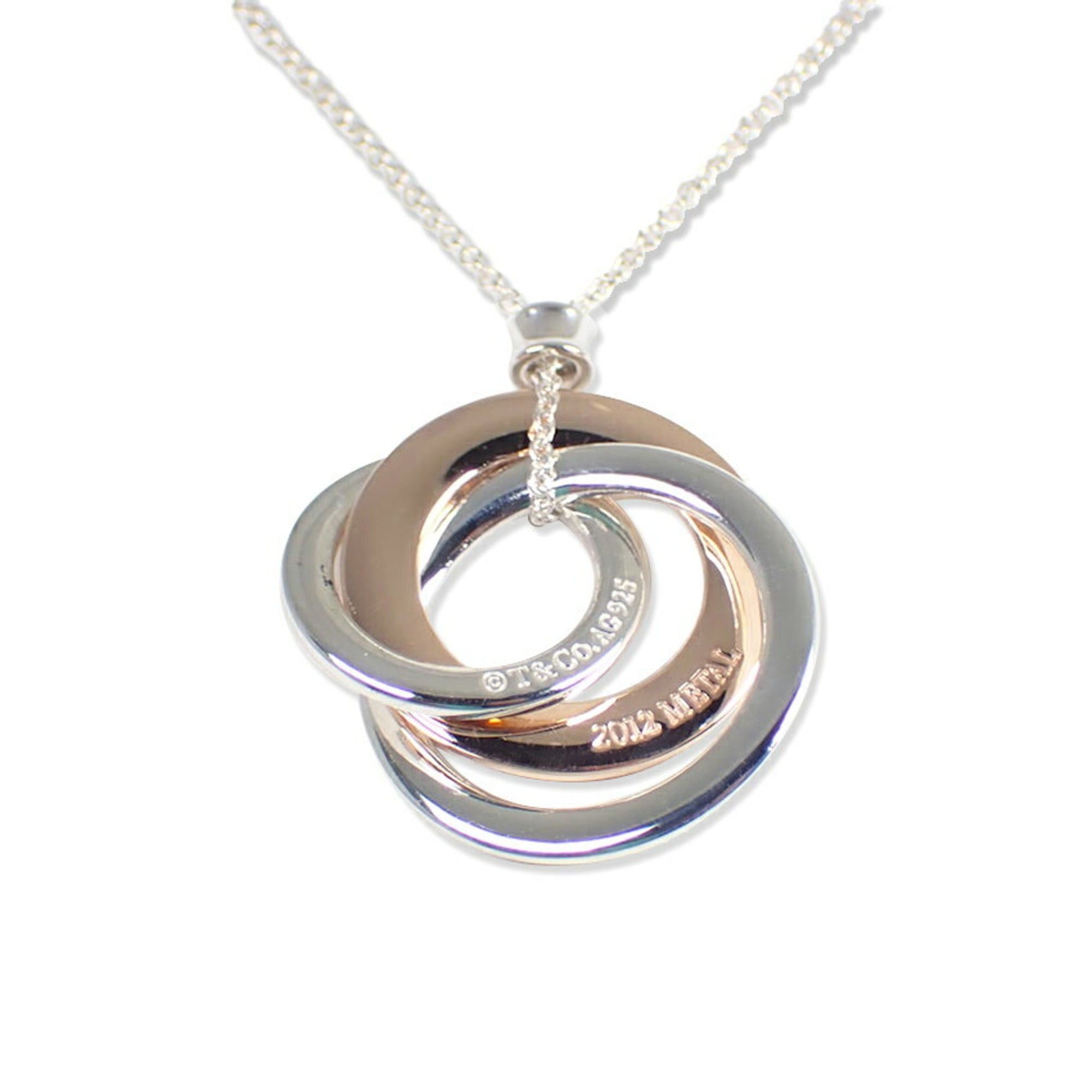Tiffany & Co. TIFFANY & Co. 925 Metal 1837 Interlocking Circle Necklace Size ONE SIZE - 1 Thumbnail
