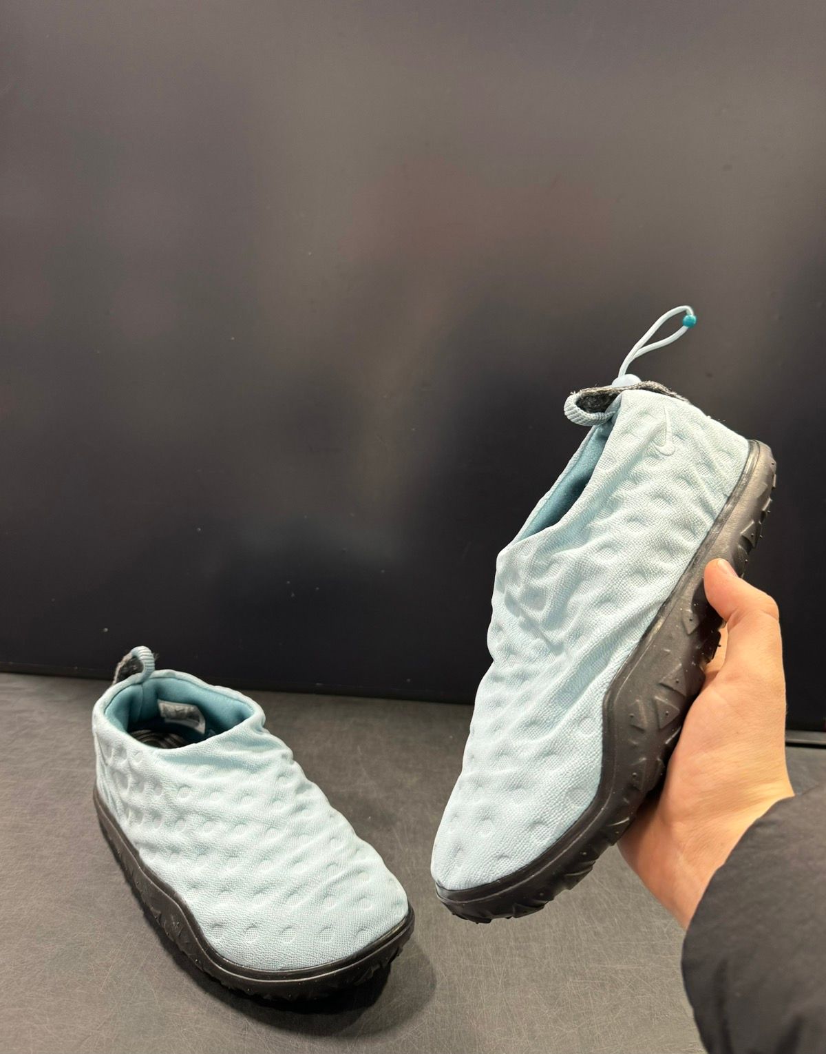 Pre-owned Nike X Nike Acg Nike Acg Moc „ Ocean Bliss „ Slip On Waterproof Shoes In Baby Blue