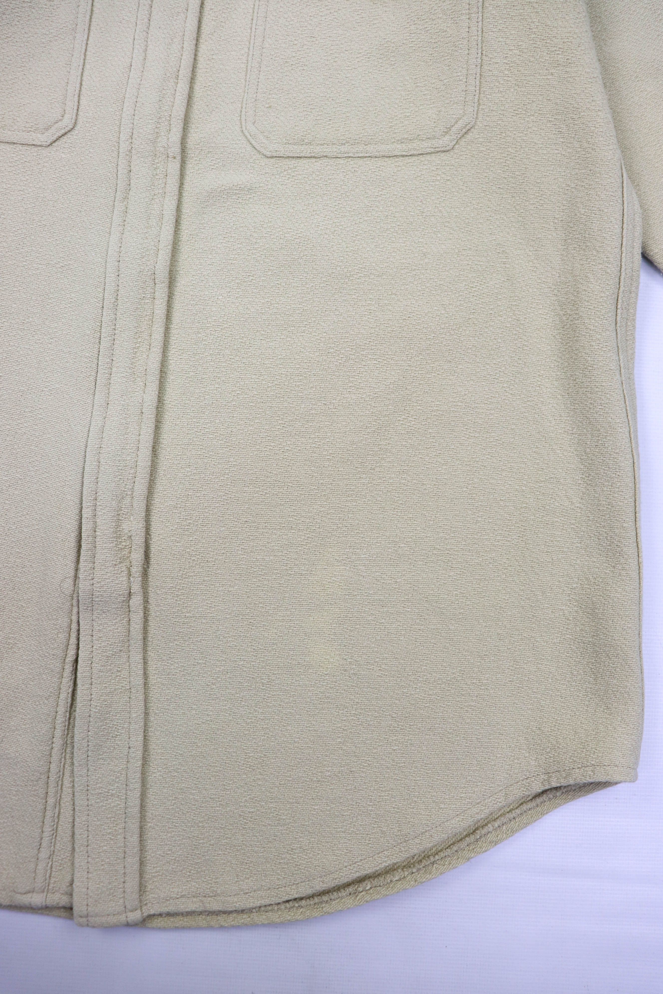 Bally BALLY Vintage Made in Italy Light Beige Zip Overshirt Size US M / EU 48-50 / 2 - 8 Thumbnail