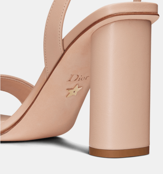 Dior o1w1db11225 KCQ897 Dway Heeled Sandals in Nude Size US 6 / IT 36 - 5 Thumbnail