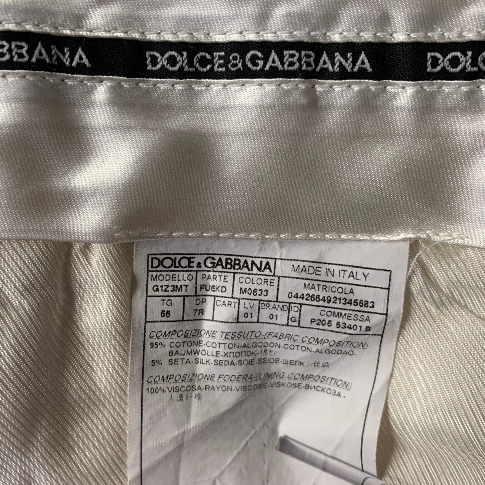 Dolce & Gabbana DOLCE & GABBANA Size 46 Khaki Notch Lapel Suit Size 46R - 8 Thumbnail