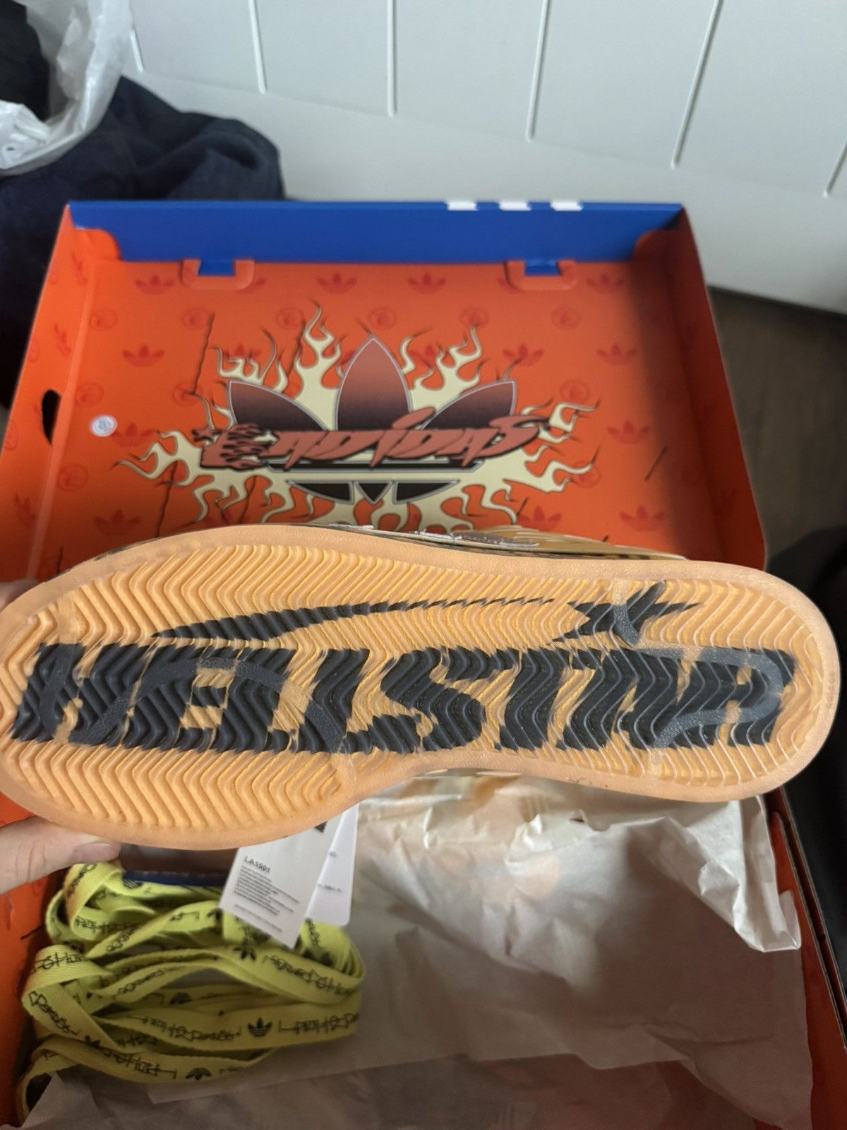 Adidas Adidas X Hellstar superstar “Hazy Orange” Size US 8.5 / EU 41-42 - 8 Thumbnail