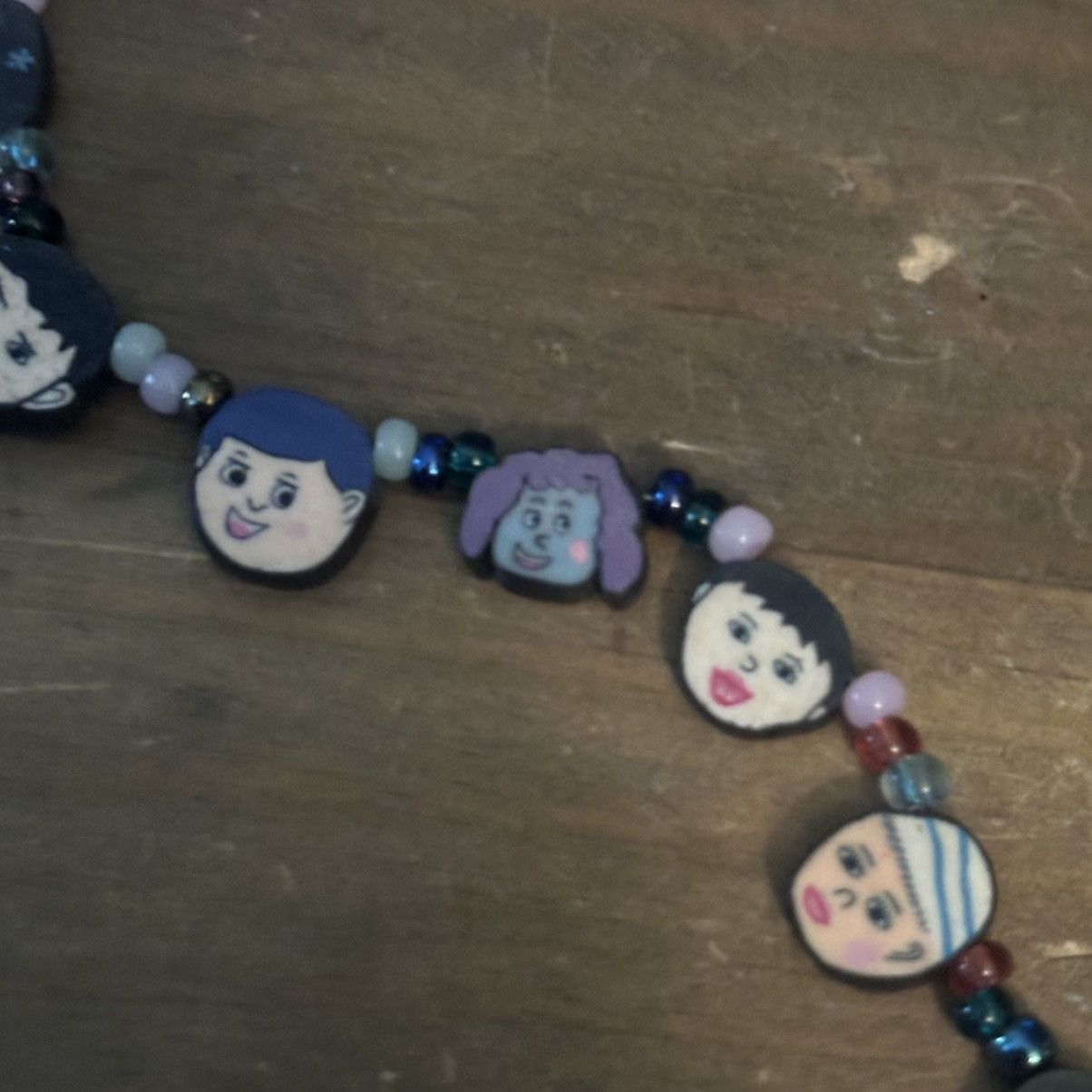 Vintage Vintage Faces of the World bead necklace Size ONE SIZE - 5 Thumbnail