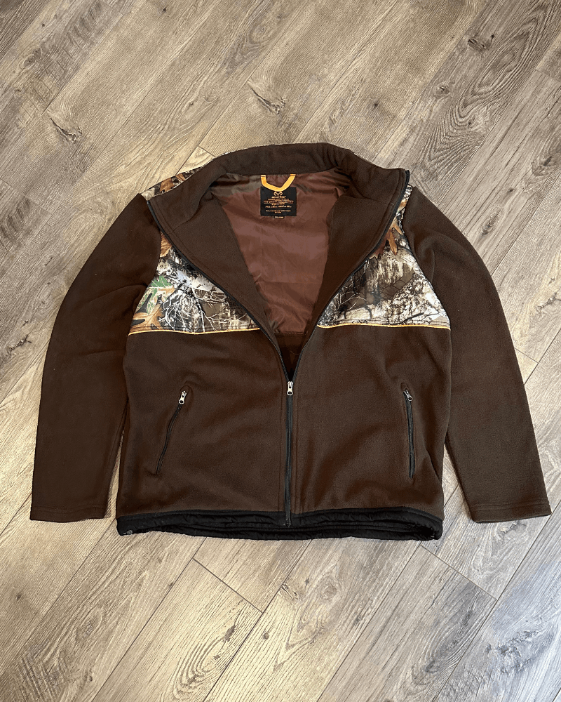 Realtree RealTree Camo Fleece Men's Full-Zip Jacket - Size 2XL / XXL Size US XXL / EU 58 / 5 - 2 Thumbnail