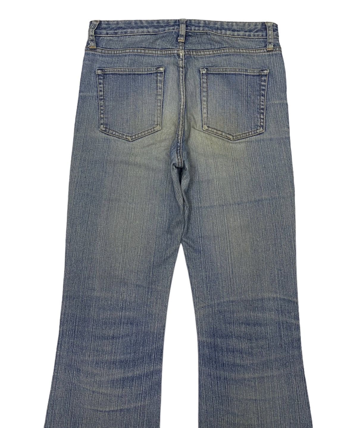 Japanese Brand VINTAGE UNIQLO DISTRESSED DENIM FLARE UNDERCOVER STYLE Size US 30 / EU 46 - 6 Thumbnail