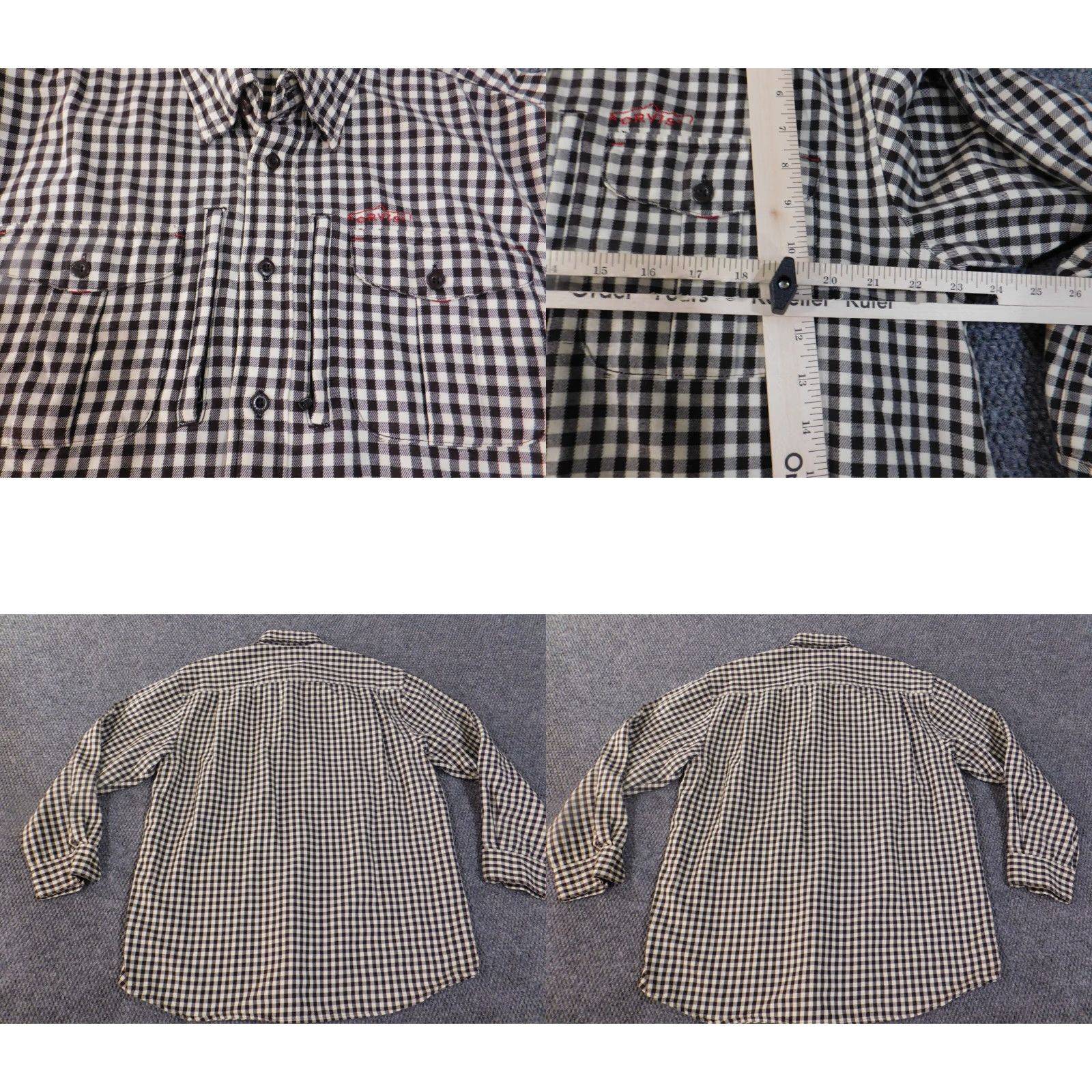 Orvis Orvis Shirt Mens L Blue Plaid Flannel Button-Up Zip Collar Down Outdoor Outdoors Regular All Seasons Size US L / EU 52-54 / 3 - 8 Thumbnail