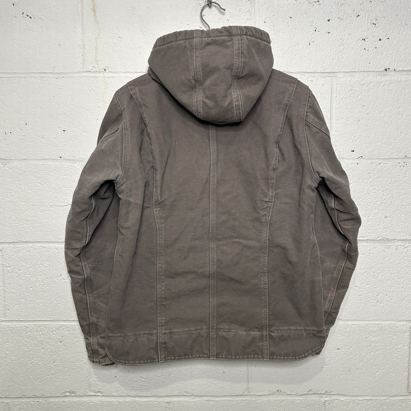 Carhartt Y2K Carhartt Sherpa-Lined Hooded Detroit Jacket “Gray” WJ141 Size S / US 4 / IT 40 - 2 Thumbnail