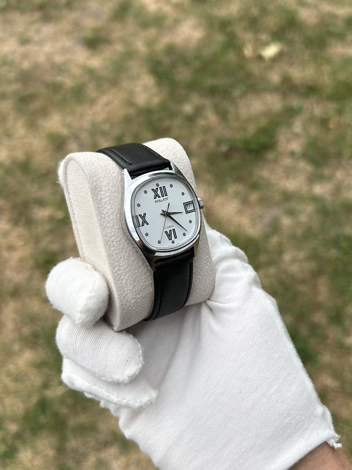 Vintage Vintage Watch Poljot Small USSR Soviet Mechanical 1980s Size ONE SIZE - 4 Thumbnail