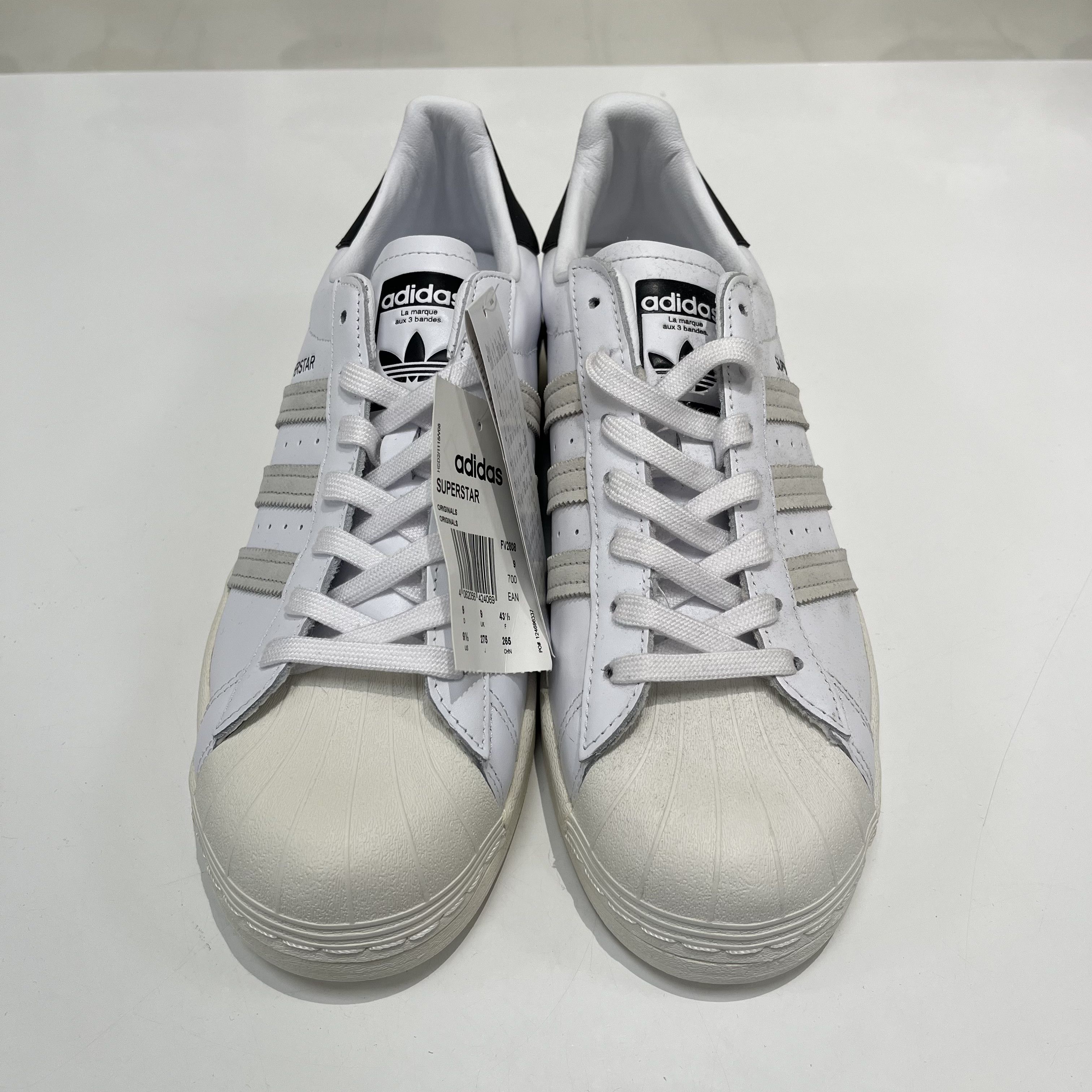 Adidas Adidas Superstar White/Black Size US 9.5 / EU 42-43 - 5 Thumbnail