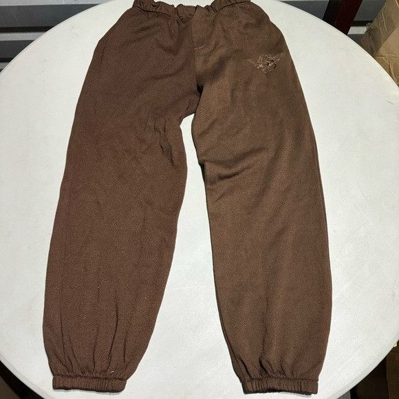 Boys Lie NEW BOY’S LIE BROWN SWEATPANTS SZ MEDIUM M Size 26" / US 2 / IT 38 - 1 Thumbnail