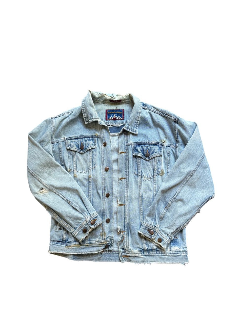 Other VERY RARE VINTAGE DENIM JACKET Size US L / EU 52-54 / 3 - 1 Thumbnail