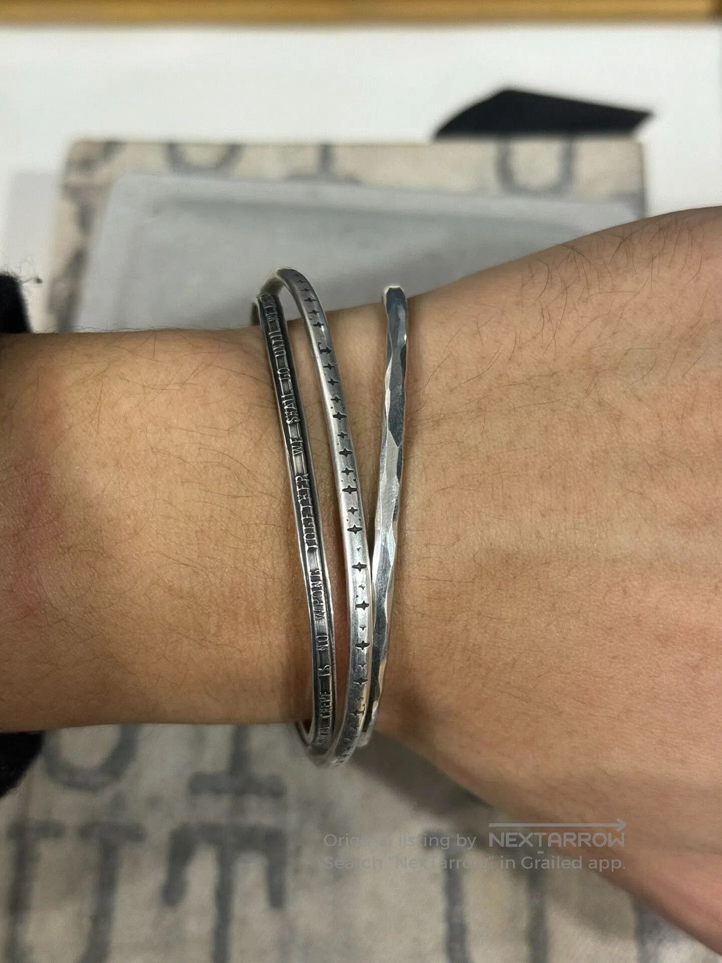 Werkstatt Munchen Werkstatt Munchen Silver Bangle Bracelet S Size. Size ONE SIZE - 5 Thumbnail