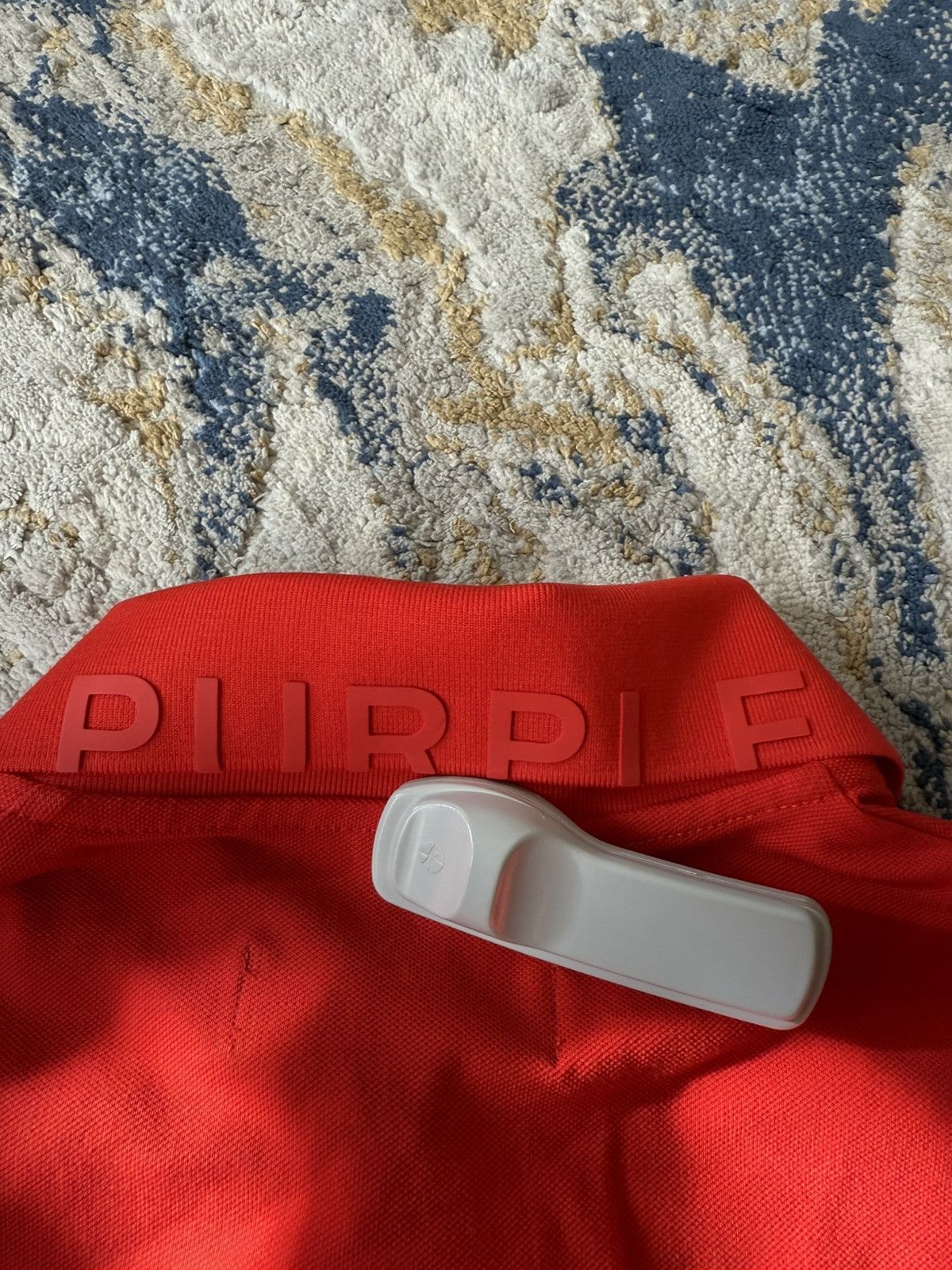 Purple Brand Purple brand pique knit red polo Size US XS / EU 42 / 0 - 7 Thumbnail