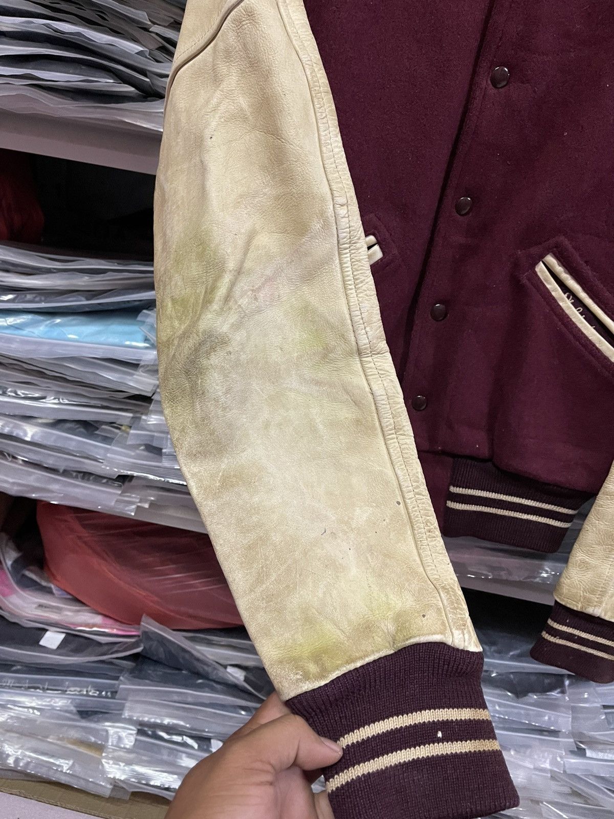 Wilson Vintage Wilson Varsity Jacket Very Rare🔥🔥🔥 Size US S / EU 44-46 / 1 - 2 Thumbnail
