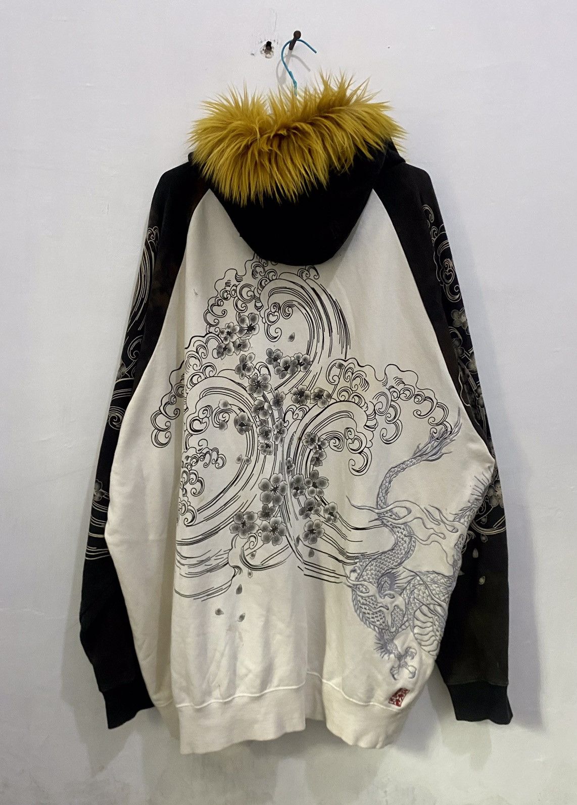 If Six Was Nine 💥Trashed💥Karakuri Tamashi Zipper Fur Hoodie LGB Style Size US XXL / EU 58 / 5 - 1 Thumbnail