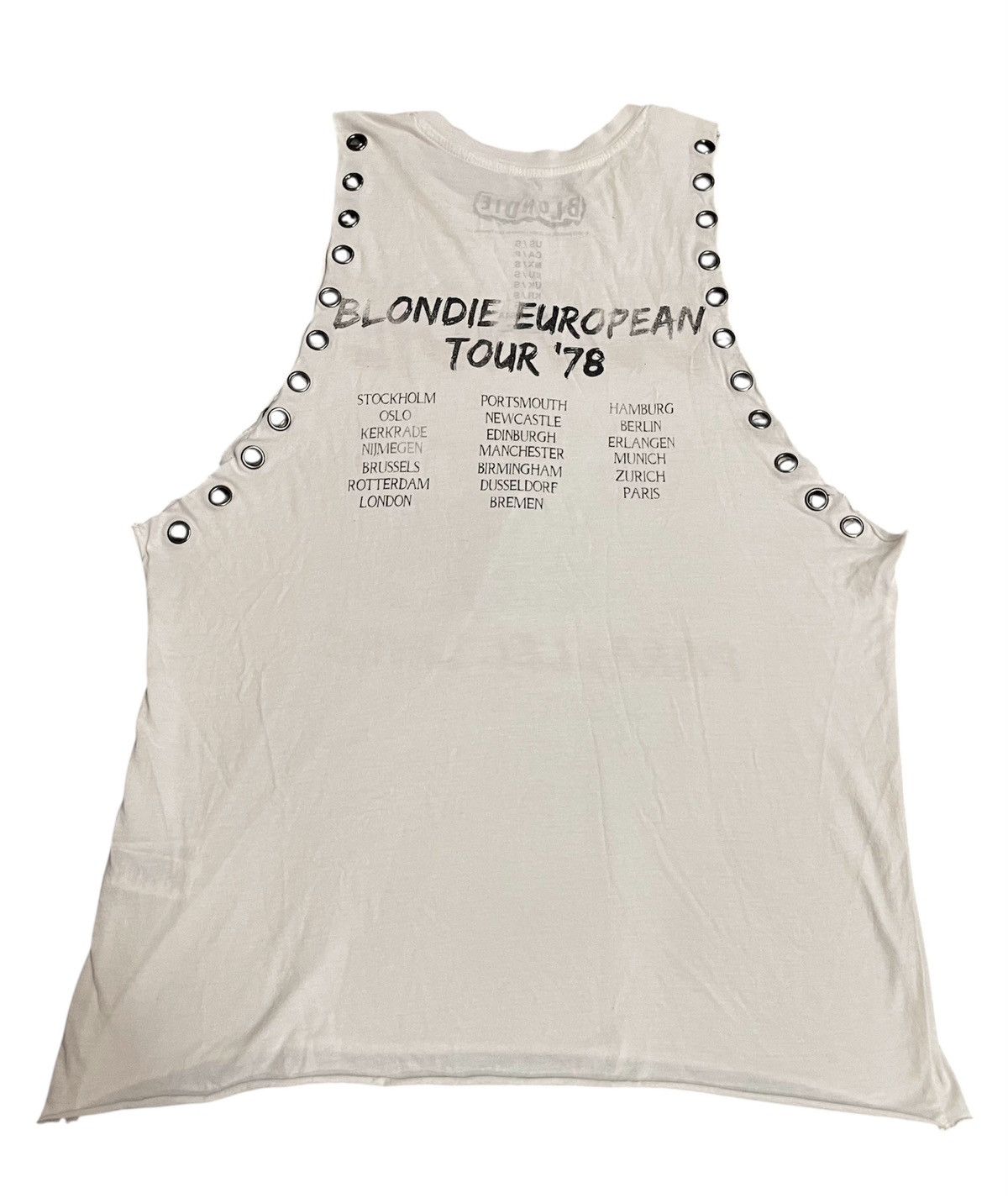 Band Tees RARE BLONDIE PARALLEL LINES SUMMER OF 78 SLEEVELESS Size US S / EU 44-46 / 1 - 2 Thumbnail