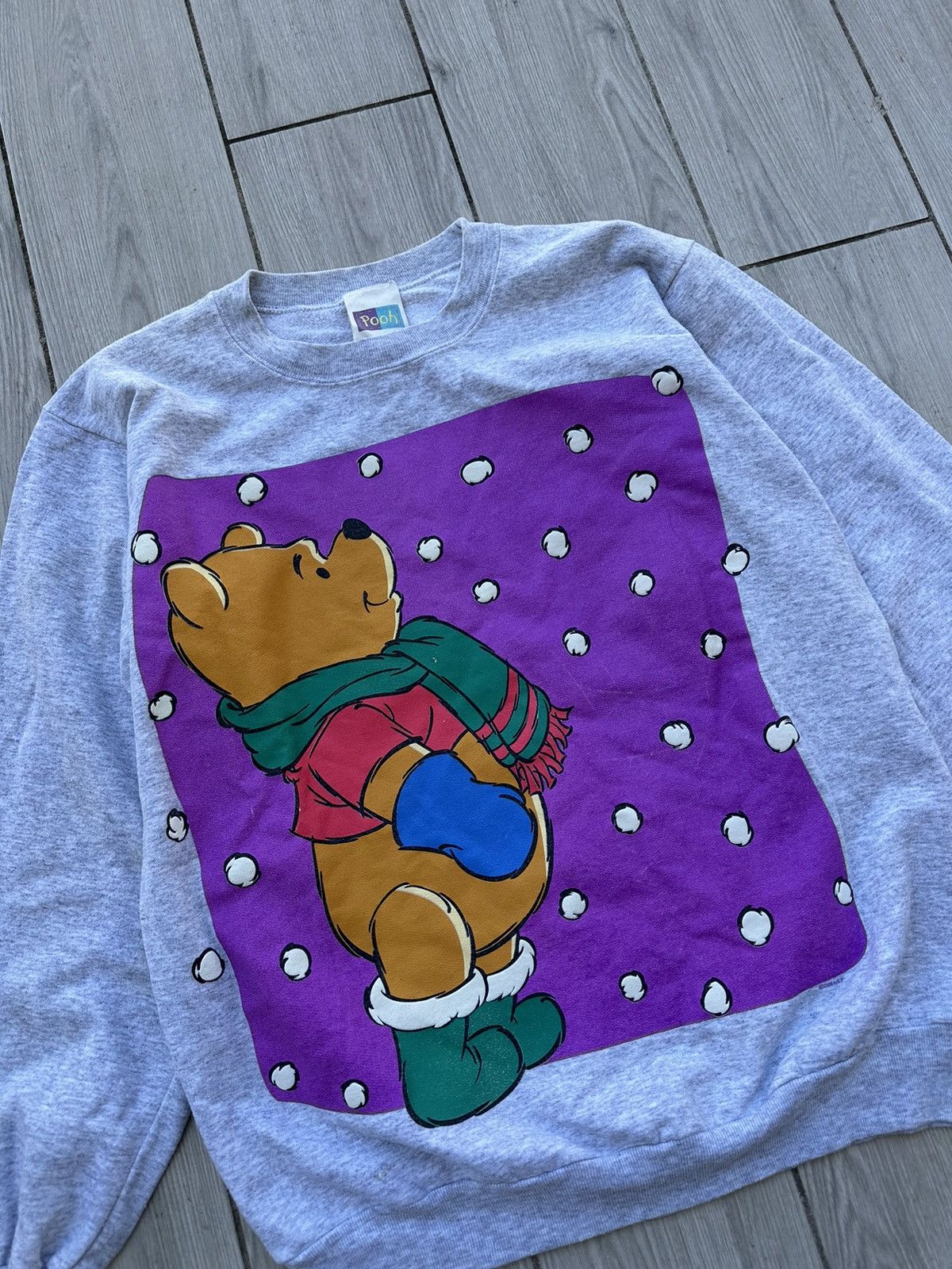 Disney × Japanese Brand × Vintage Vintage Disney Pooh Crewneck Size US L / EU 52-54 / 3 - 3 Thumbnail