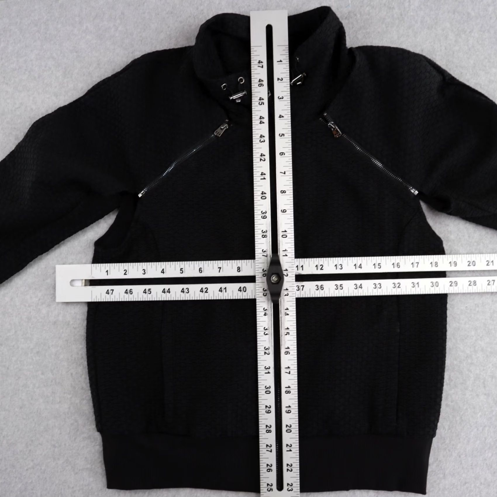 Vintage Lorna Jane Jacket Vest Medium Black Stretch Zip Off Removable Sleeves Womens Jacket Shirt Women's Activewear Basic Jacket Zip Closure Size M / US 6-8 / IT 42-44 - 2 Thumbnail