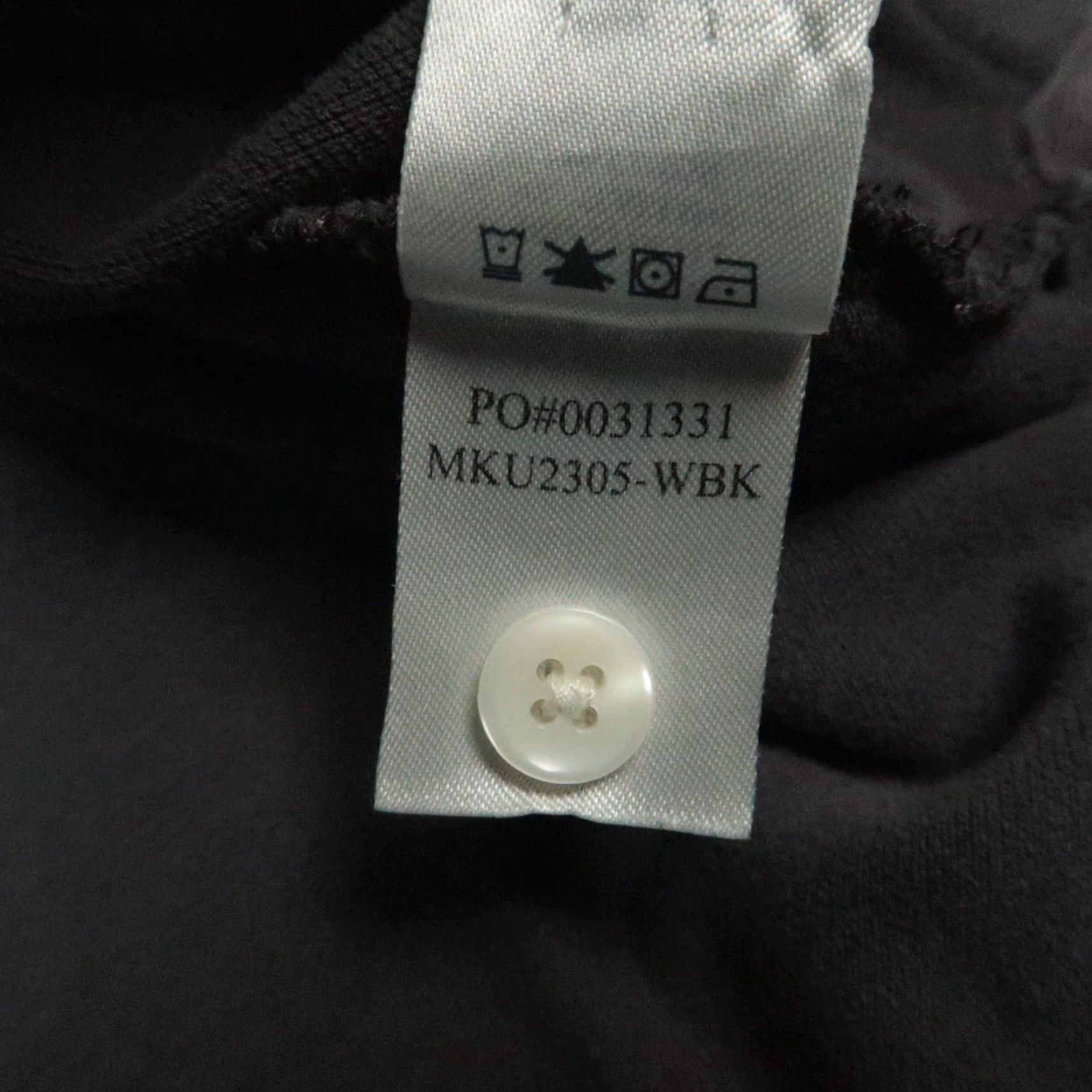 Faherty Faherty Shirt Mens XL Washed Black Pique Polo Golf Lightweight Tencel Solid Short Sleeve Button Collared Breathable Casual Travel Activewear Business Size US XL / EU 56 / 4 - 6 Thumbnail