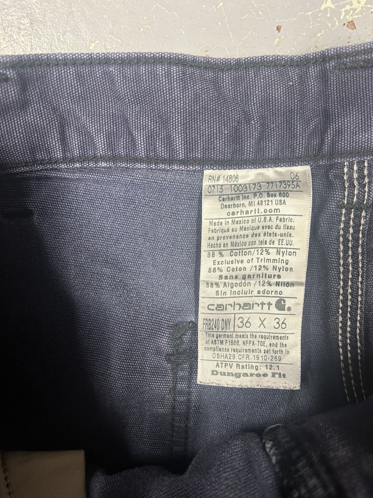 Carhartt × Vintage Crazy Y2K Faded Distressed Carhartt Workwear Cargo Pants Size US 36 / EU 52 - 2 Thumbnail
